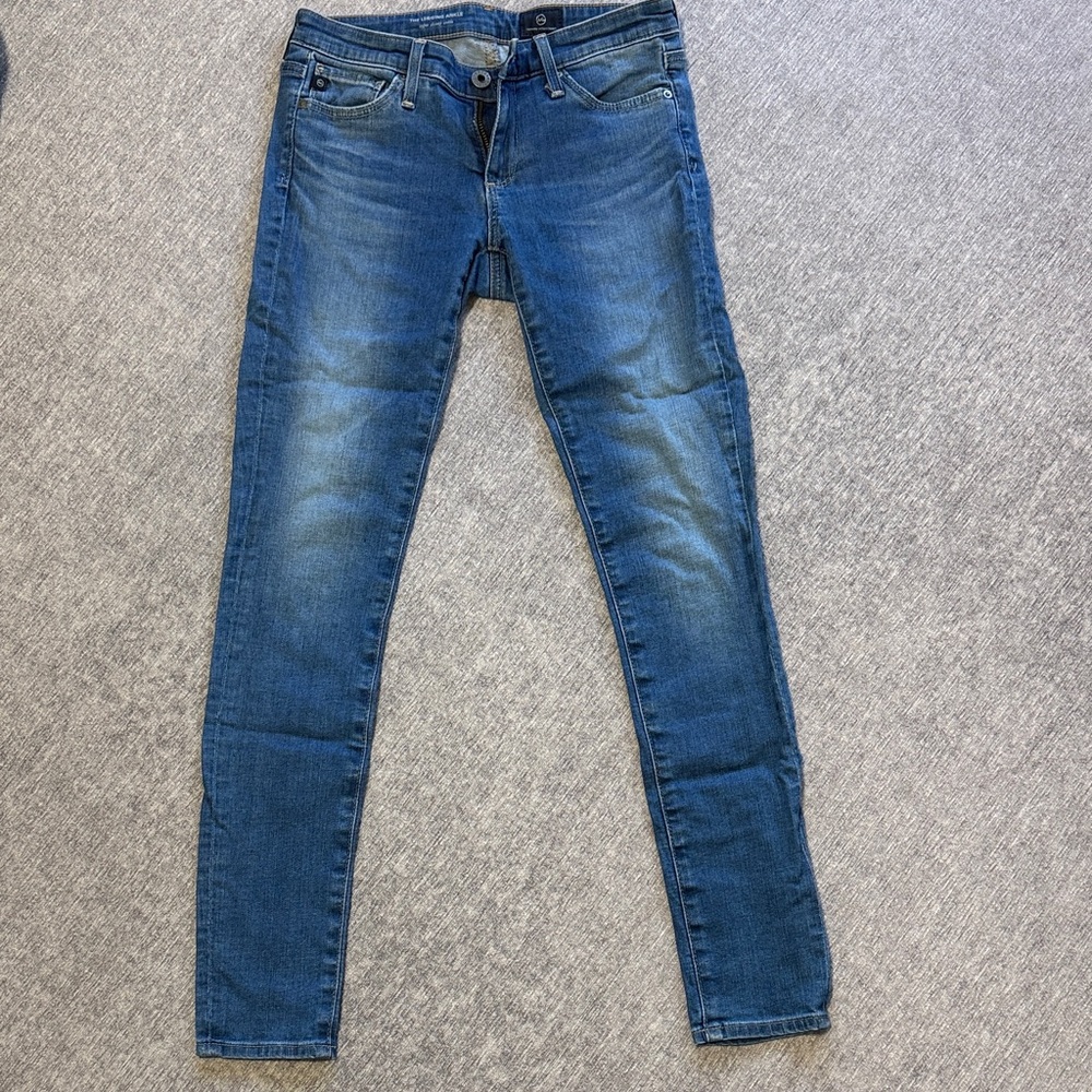 Ag Adriano Goldschmied Women's Blue Skinny Jeans